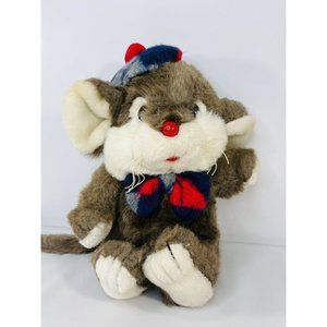 Vintage Dayton Target Plush 9" Mouse Ear Squeaks Lil Tweaks Green Blue Gray